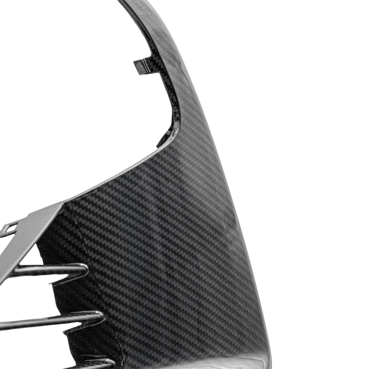 2025-2026 Cadillac CT5-V Blackwing Front Side Outer Grilles Pre Preg Gloss Carbon Fiber Pair