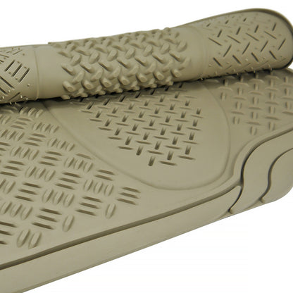 Universal PVC Rubber Floor Mats - 3PC (Beige)