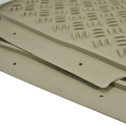 Universal PVC Rubber Floor Mats - 3PC (Beige)