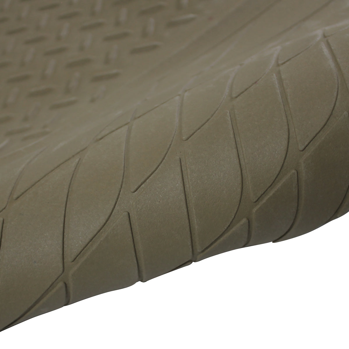 Universal PVC Rubber Floor Mats - 4PC (Beige)