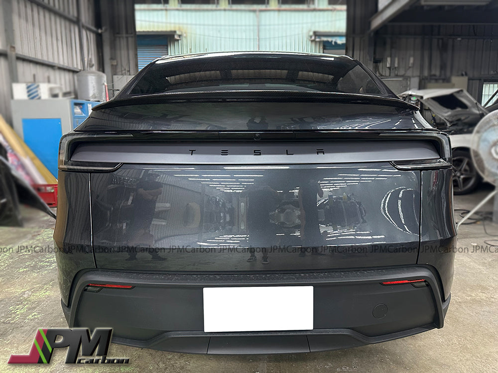 [JPMCarbon] P Style Dry Carbon Trunk Spoiler Fits For 2025up Tesla Model Y Only