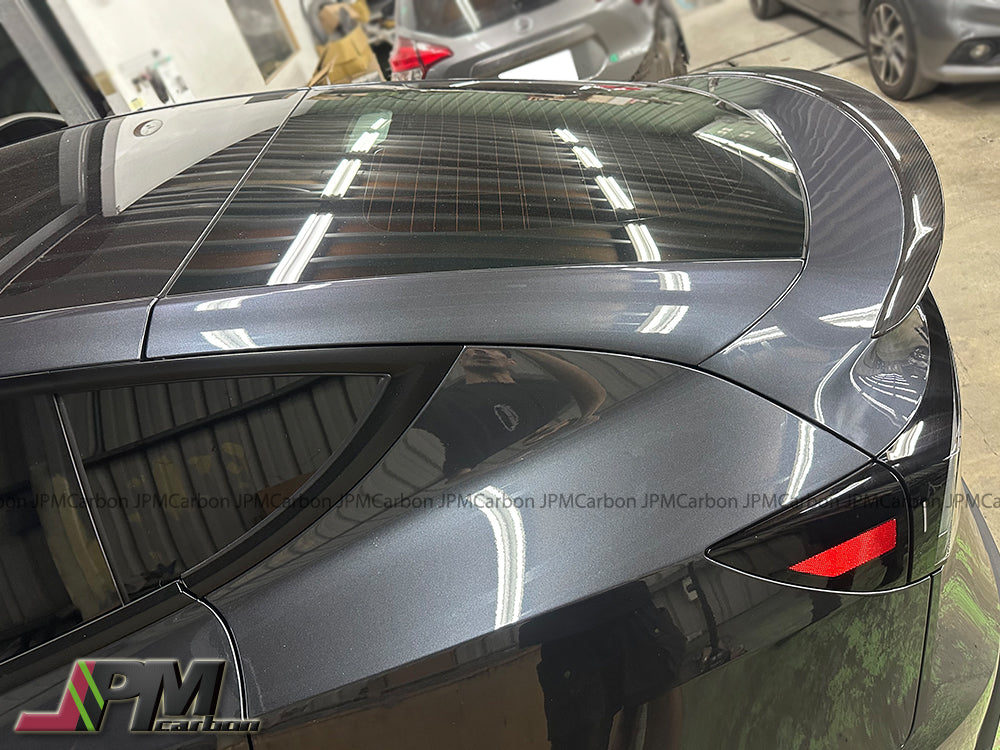 [JPMCarbon] P Style Dry Carbon Trunk Spoiler Fits For 2025up Tesla Model Y Only
