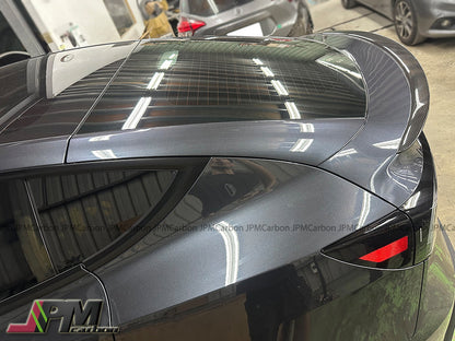 [JPMCarbon] P Style Dry Carbon Trunk Spoiler Fits For 2025up Tesla Model Y Only