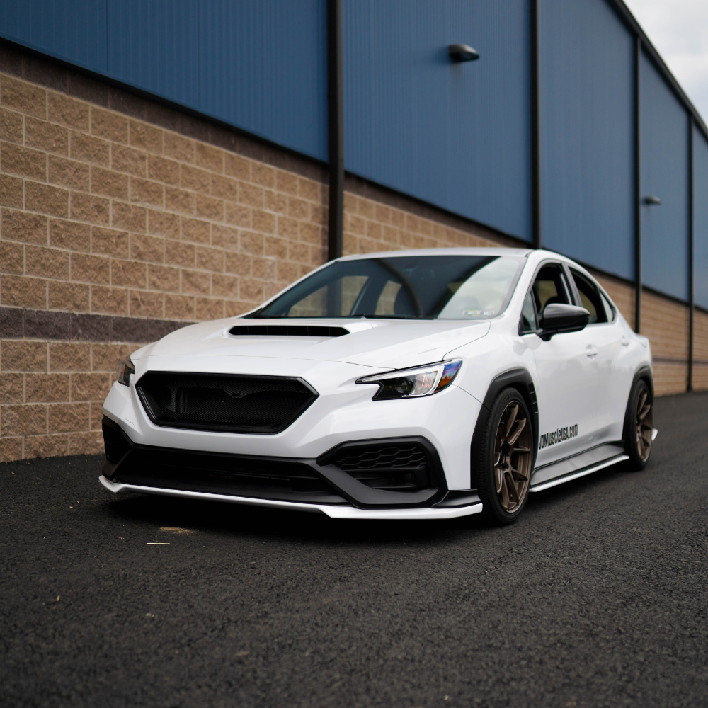 JDMuscle [22-25 WRX] CS Style V1 Front Bumper Grille-Paint Matched/Gloss Black