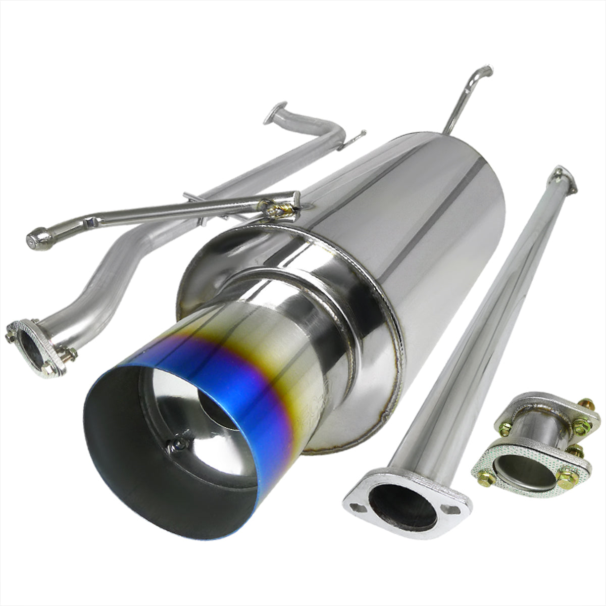 1998-2002 Honda Accord N1 Style Catback Exhaust System (Burnt Tip)