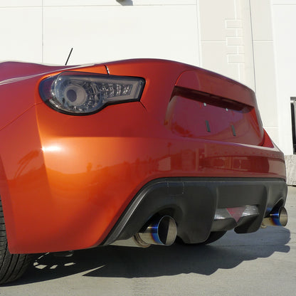 2012-2017 Scion FRS/ Subaru BRZ/ Toyota 86 Dual Muffler Catback Exhaust System (Burnt Tip)