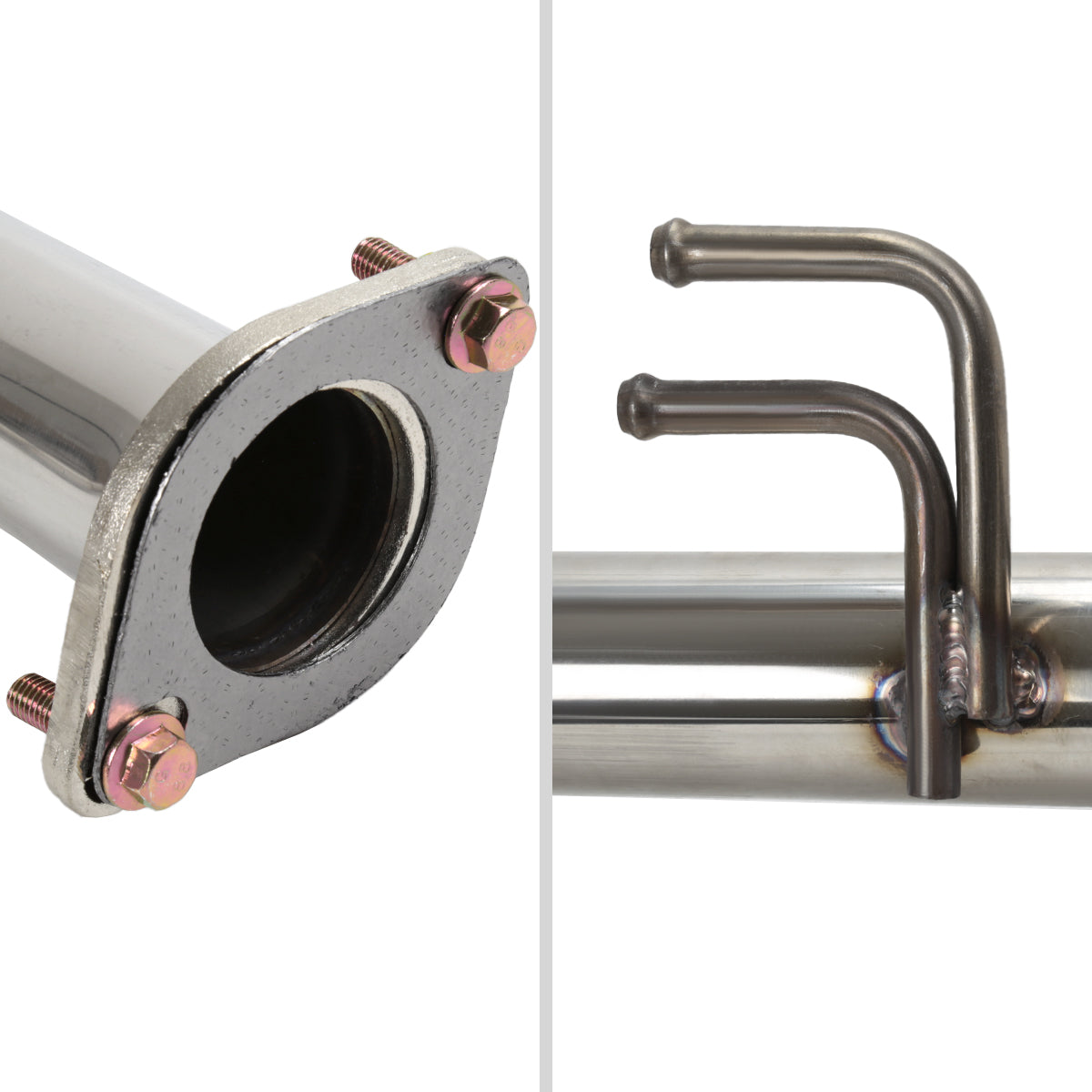 2009-2014 Hyundai Genesis Coupe 2.0T T-304 Stainless Steel Catback Exhaust System w/ Burnt Tip