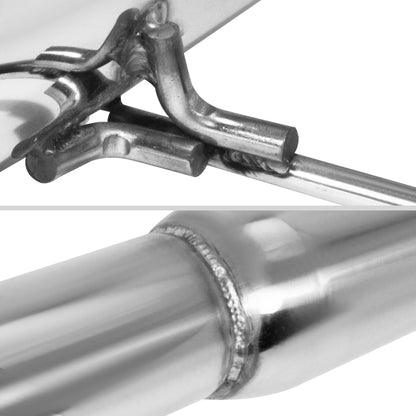 1989-1994 Nissan 240SX S13 T-304 Stainless Steel N1 Style Catback Exhaust System w/ Burnt Tip