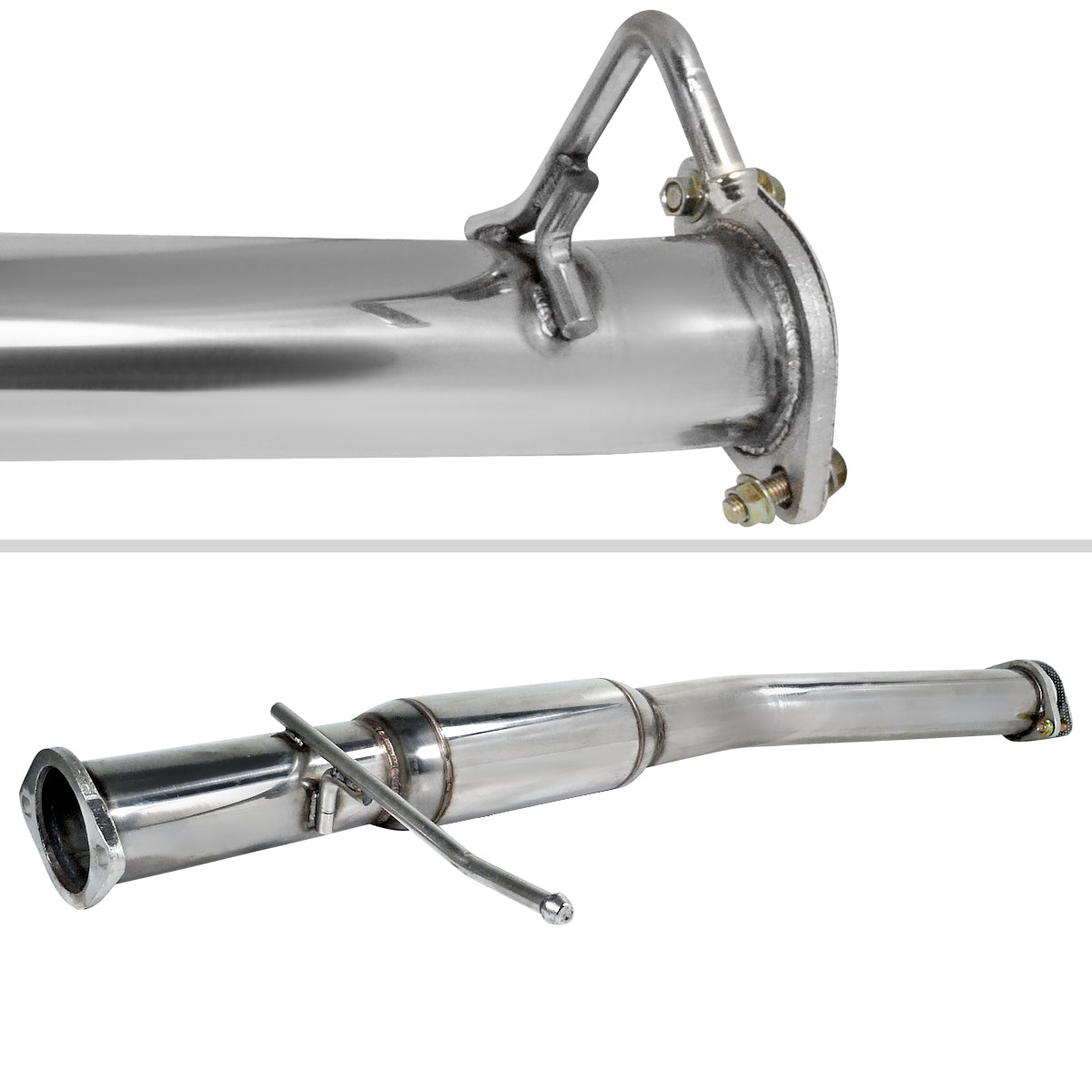 1989-1994 Nissan 240SX S13 T-304 Stainless Steel N1 Style Catback Exhaust System w/ Burnt Tip