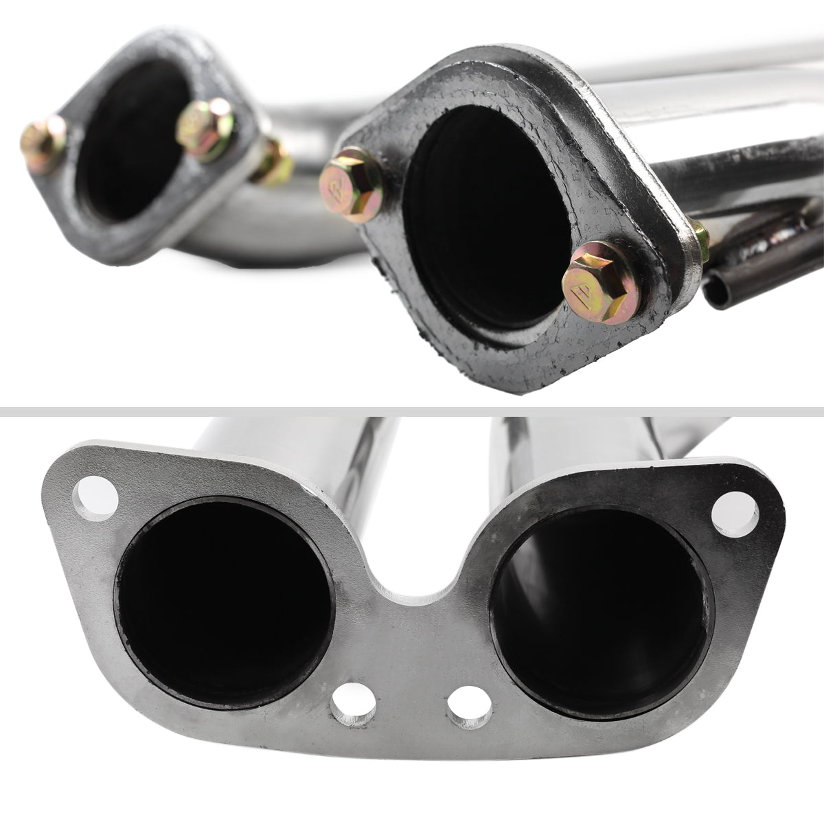 2003-2009 Nissan 350Z Coupe/Convertible T-304 Stainless Steel N1 Style Dual Catback Exhaust System w/ Burnt Tips