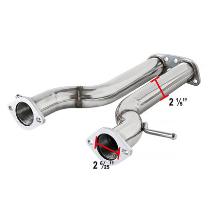 2009-2018 Nissan 370Z Dual Catback Exhaust System (Rolled Tip)