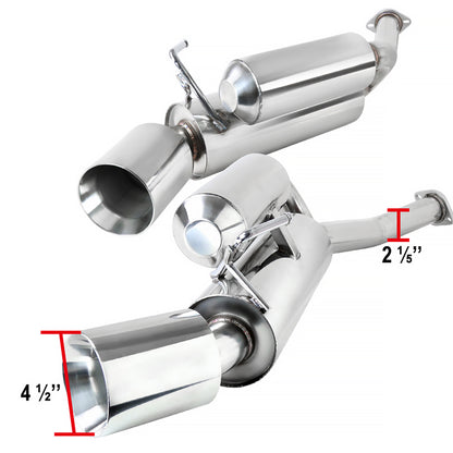 2009-2018 Nissan 370Z Dual Catback Exhaust System (Rolled Tip)