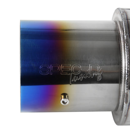 2008-2014 Subaru Impreza WRX STI Sedan T-304 Stainless Steel N1 Style Dual Catback Exhaust System w/ Burnt Tip