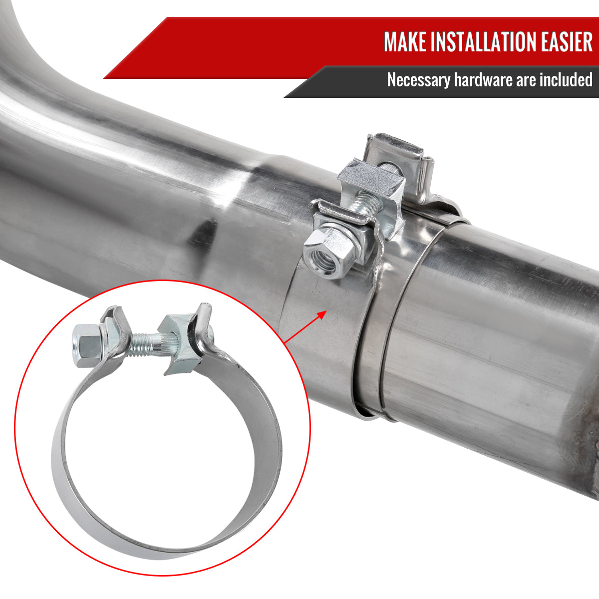 2015-2022 Subaru WRX STI 4" Quad Tip Stainless Steel Catback Exhaust System