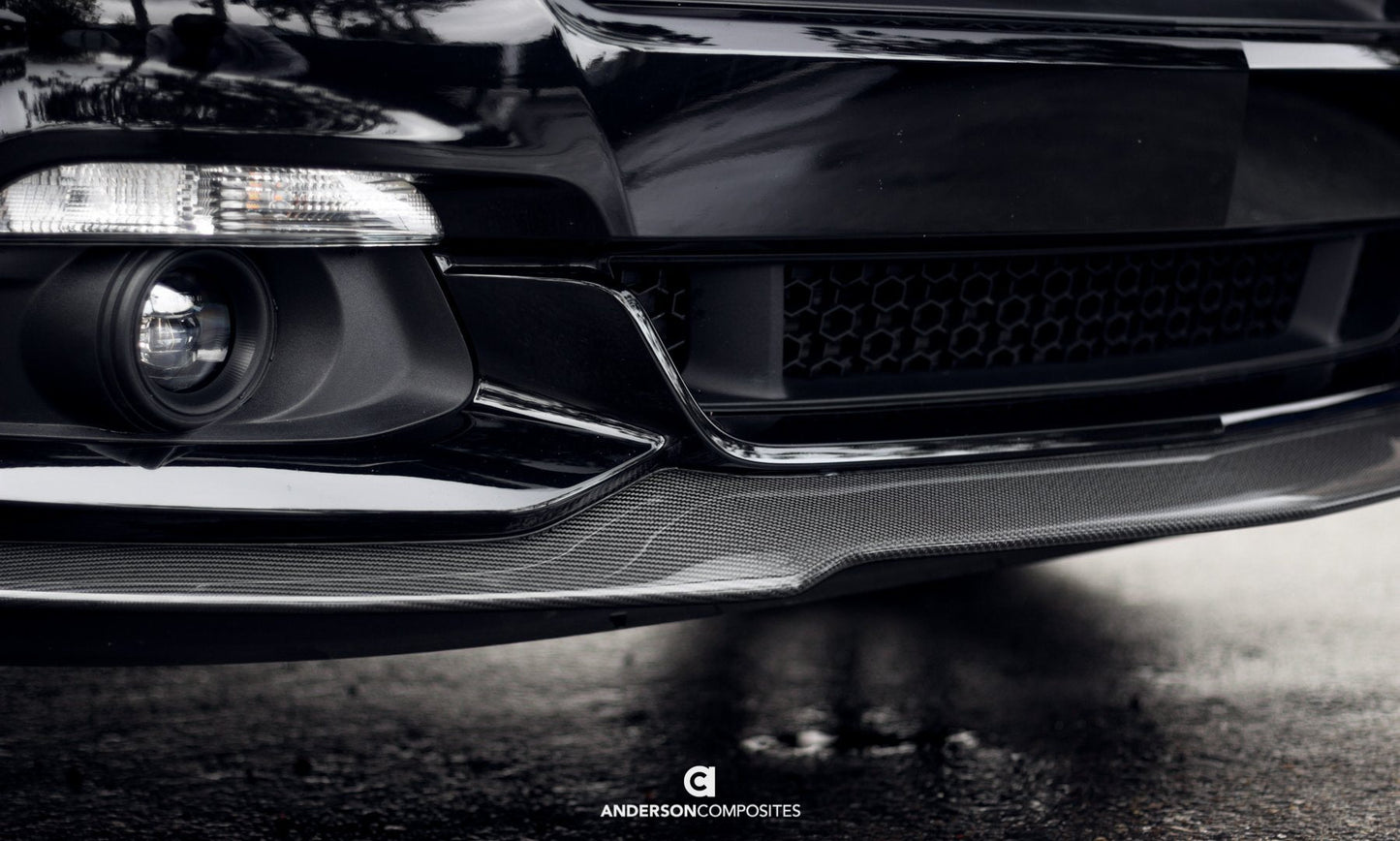 2015-2017 FORD MUSTANG CARBON FIBER TYPE-AC FRONT CHIN SPLITTER