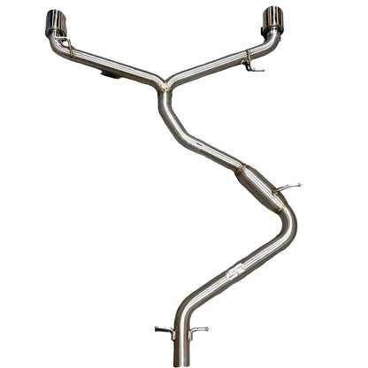 3.5" Stainless Tip Catback Exhaust for VW Golf GTI 2.0T MK6 MKVI 10-14 304SS