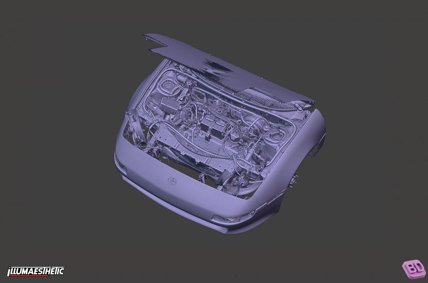 Toyota MR2 (SW20) 3D Scan (1989-1999)