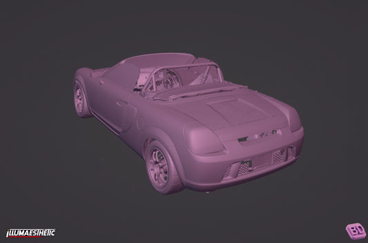 Toyota MR2 Spyder (ZZW30) 3D Scan (2000-2007)