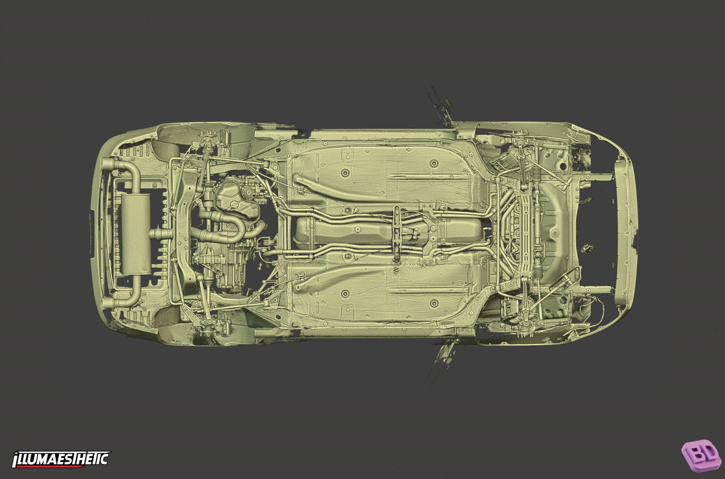 Toyota MR2 (SW20) 3D Scan (1989-1999)
