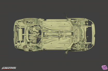 Toyota MR2 (SW20) 3D Scan (1989-1999)