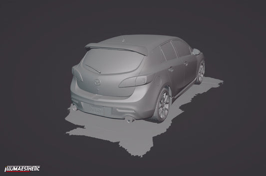 Mazda Mazdaspeed 3 (BL) 3D Scan (2010-2013)