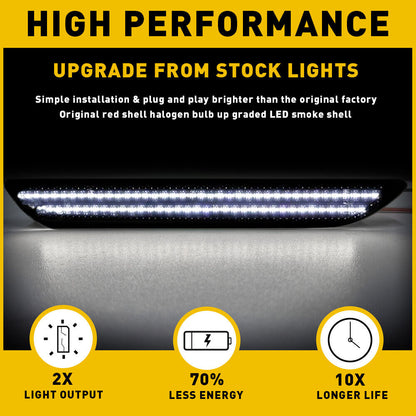 MUSTANG 15-23 REAR SMOKED LED SIDE MARKERS