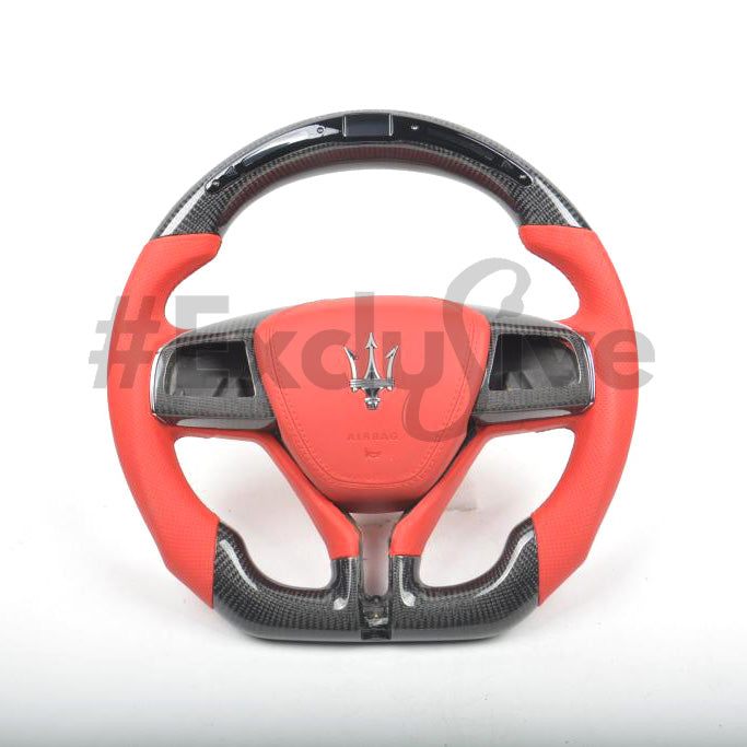 2014-2021 Maserati Ghibli  / 2017-2023 Levante  / 2014-2022 Quattroporte Custom Steering Wheel by Exclusive Steering  for