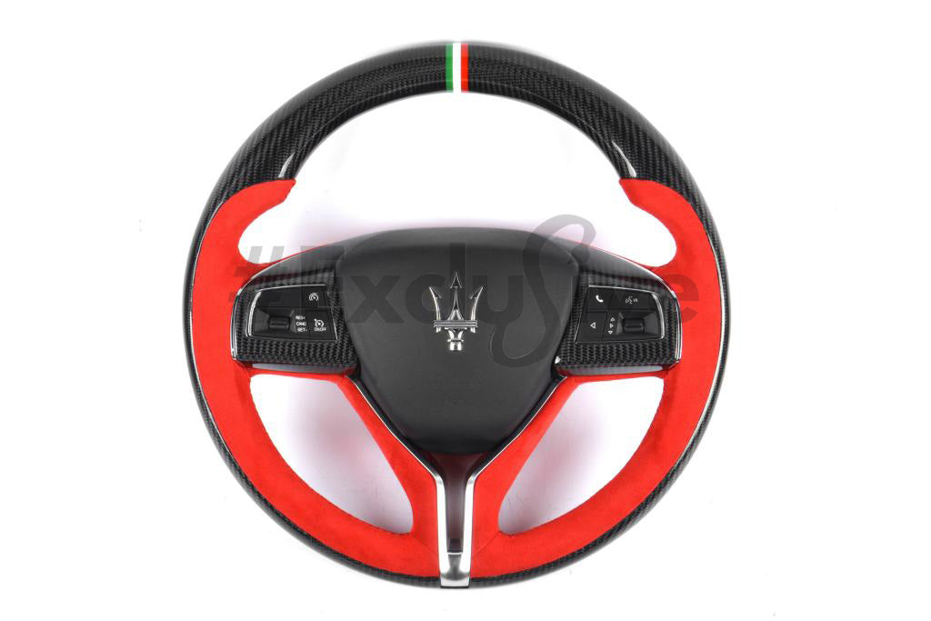 2014-2021 Maserati Ghibli  / 2017-2023 Levante  / 2014-2022 Quattroporte Custom Steering Wheel by Exclusive Steering  for