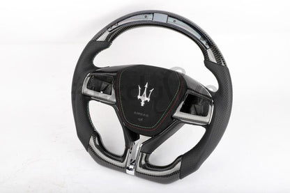 2014-2021 Maserati Ghibli  / 2017-2023 Levante  / 2014-2022 Quattroporte Custom Steering Wheel by Exclusive Steering  for
