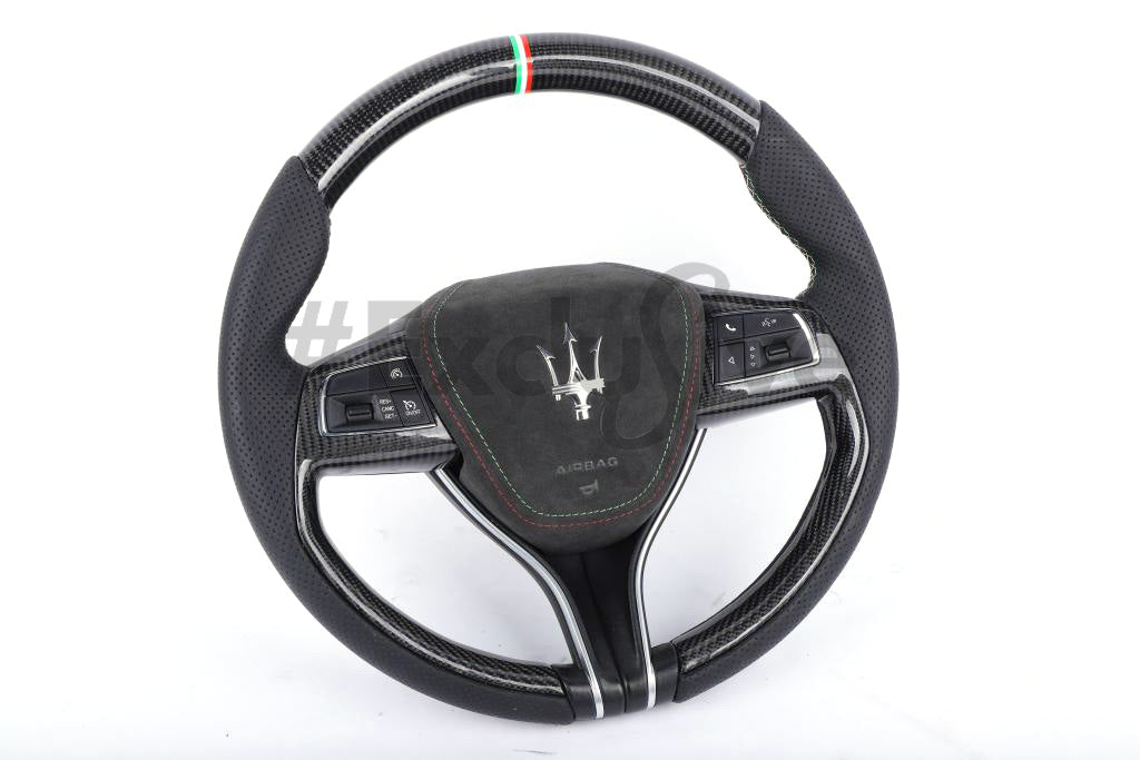 2017-2025 Maserati Ghibli / Levante GT/ Quattroporte  Custom Steering Wheel by Exclusive Steering