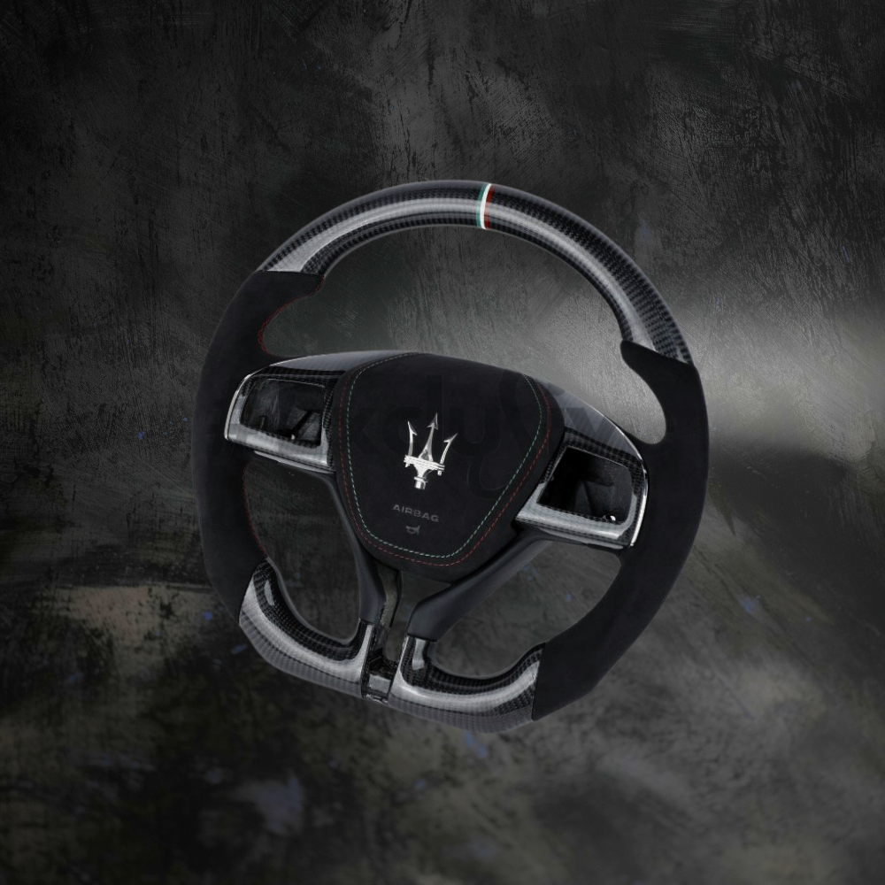 2014-2021 Maserati Ghibli  / 2017-2023 Levante  / 2014-2022 Quattroporte Custom Steering Wheel by Exclusive Steering  for