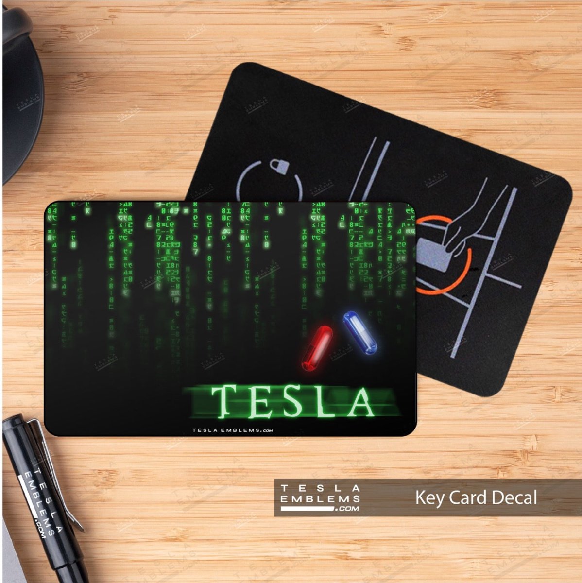 Digital Rain Matrix Pill | NFC Key Card Wrap