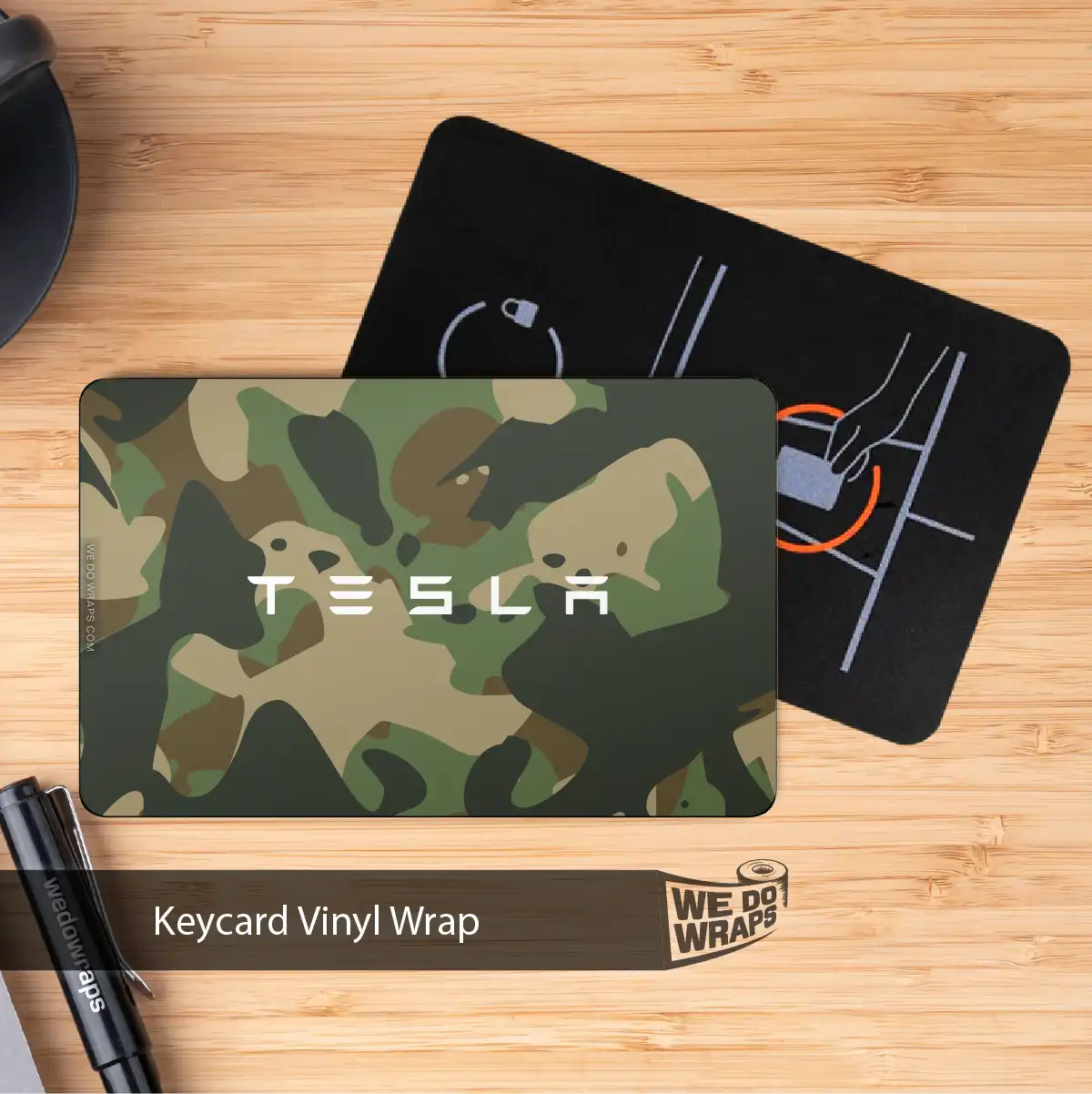 Military Green Camo | NFC Key Card Wrap