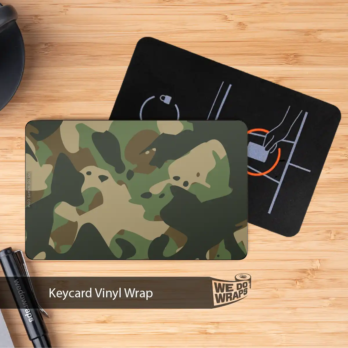 Military Green Camo | NFC Key Card Wrap