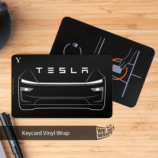 2026+ Model Y "Juniper" Front Outline | NFC Key Card Wrap