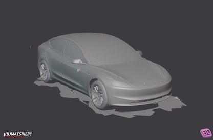 Tesla Model 3 (Highland) 3D Scan (2024+)