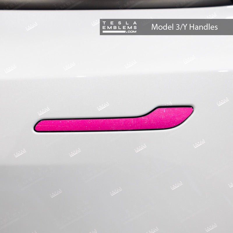 KPMF Momentum Pink Tesla Door Handle Decals (4pcs)