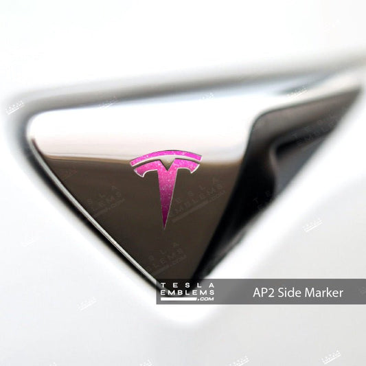 KPMF Momentum Pink Tesla Autopilot Camera Side Marker Decals (2pcs)