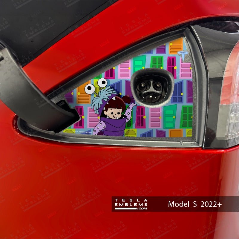 Monsters Inc. Tesla Charge Port Wrap | Model S