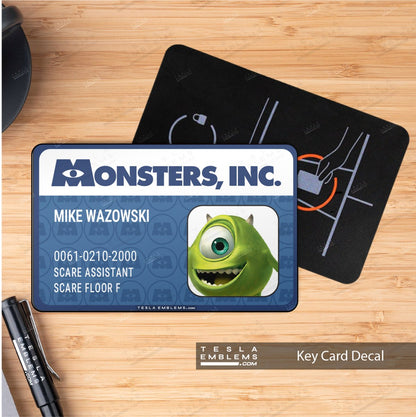 Mike's Monsters, Inc. Scare ID | NFC Key Card Wrap