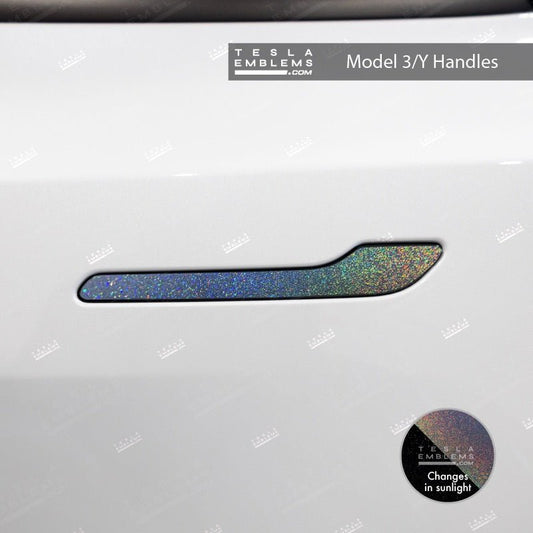 KPMF Morpheus Black Tesla Door Handle Decals (4pcs)