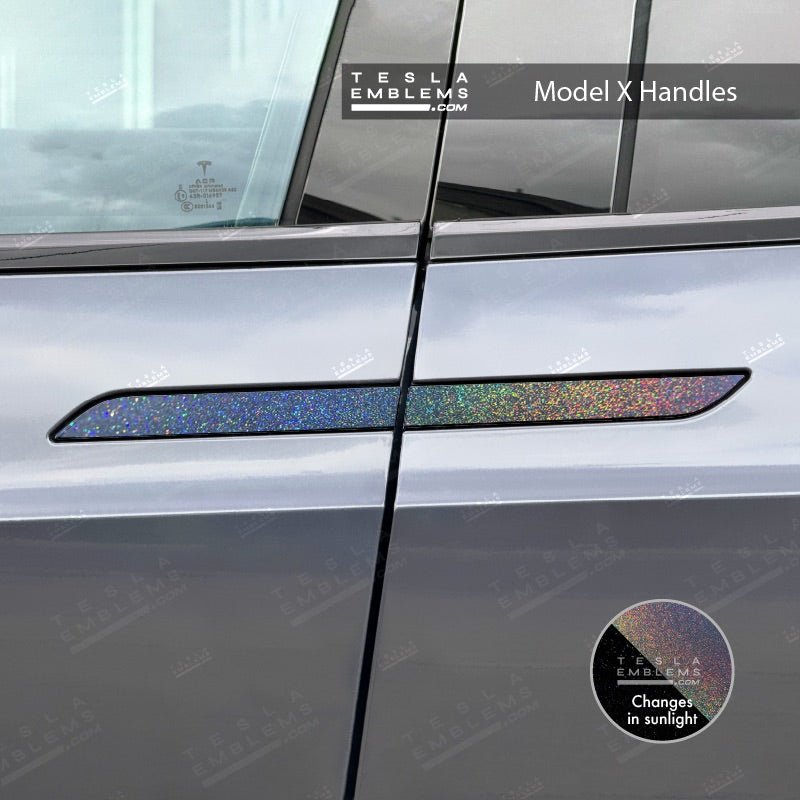 KPMF Morpheus Black Tesla Door Handle Decals (4pcs)