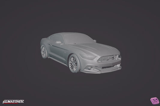 Ford Mustang GT (S550) 3D Scan (2015-2017)