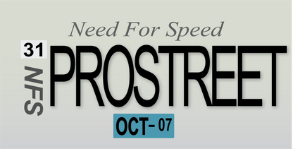 Need For Speed Replica Plates