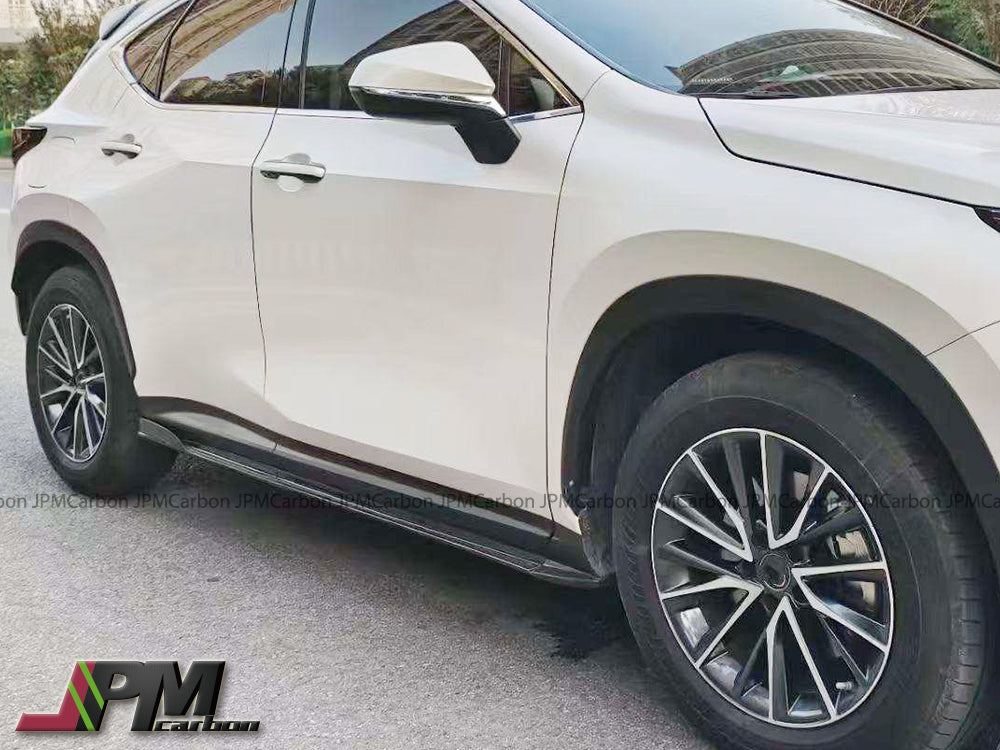 [JPMCarbon] DP Style Carbon Fiber Side Skirt Add-on Lips Fits For 2022-2025 Lexus NX Only