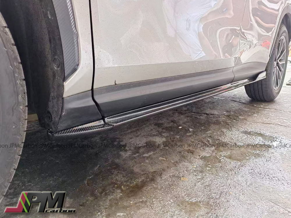 [JPMCarbon] DP Style Carbon Fiber Side Skirt Add-on Lips Fits For 2022-2025 Lexus NX Only