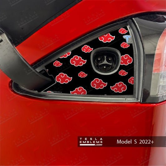 Naruto Akatsuki Tesla Charge Port Wrap | Model S