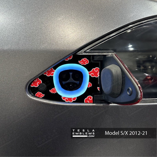 Naruto Akatsuki Tesla Charge Port Wrap | Model S