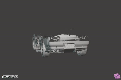 Nissan Skyline GT-R Coupe (BNR32) 3D Scan (1989-1994)