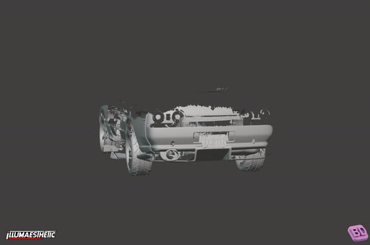 Nissan Skyline GT-R Coupe (BNR32) 3D Scan (1989-1994)